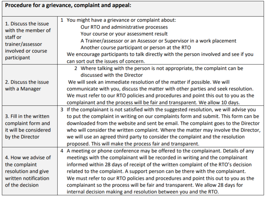 Complaints 1